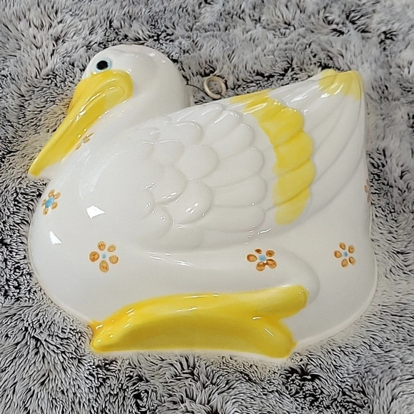 Vintage Ceramic Pelican Baking Mold Wall Decor Kitchy Sutton‎ Made in Japan - Picture 3 of 7